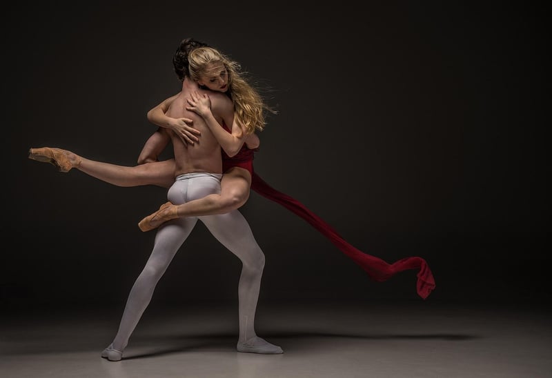 Dancer performing on stage